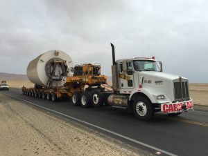 Wind turbine in route to destination - Copy